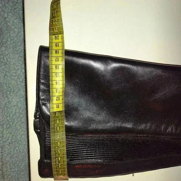 Luca Grossi knee high black boots 40 gently used - Picture 14 of 16